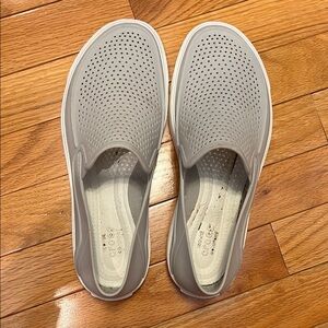 Crocs Gray Slip-On Shoes